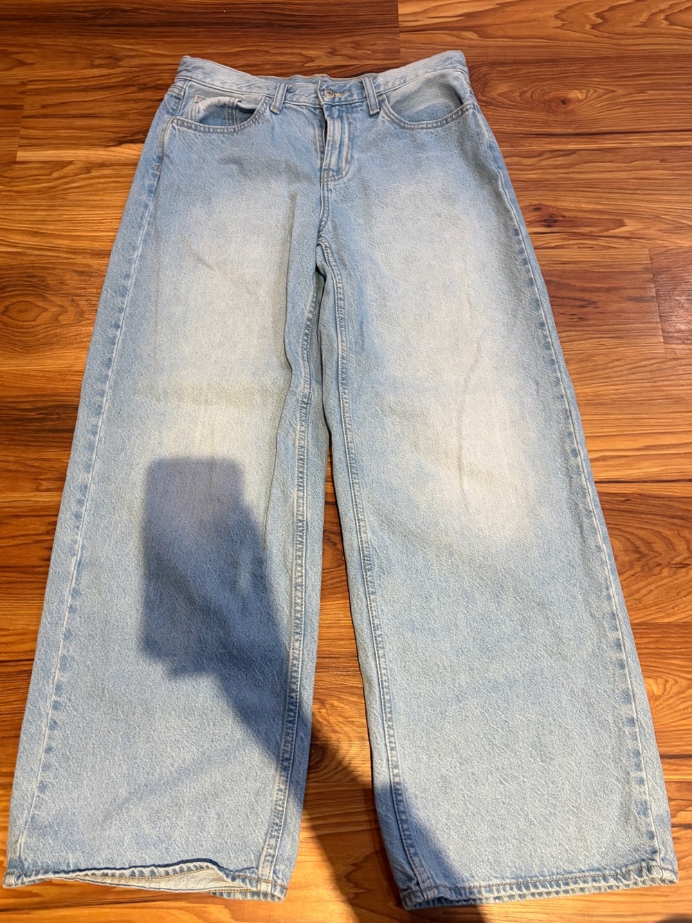 Old Navy Light Blue Wide Leg Jeans